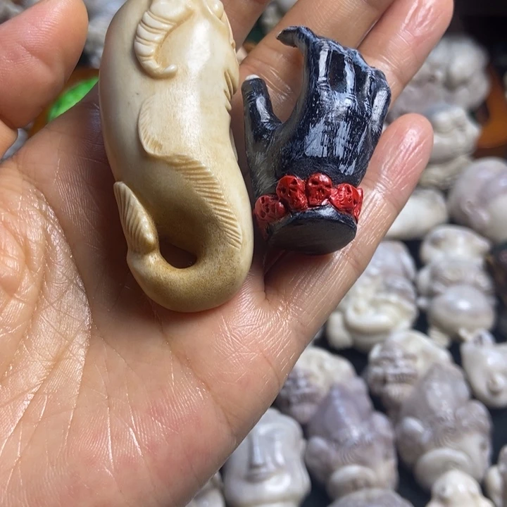 s***8配饰鹿角雕刻一起出