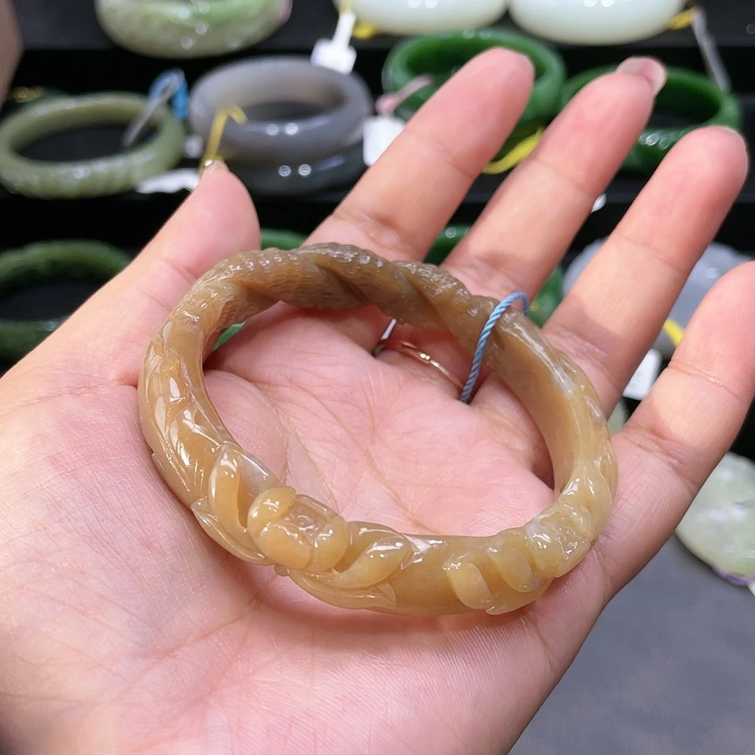 【闪购商品】和田玉手镯59圈口72未镶嵌