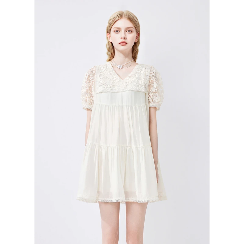 missCOCOON裙子夏装法式轻熟风连衣裙女0074