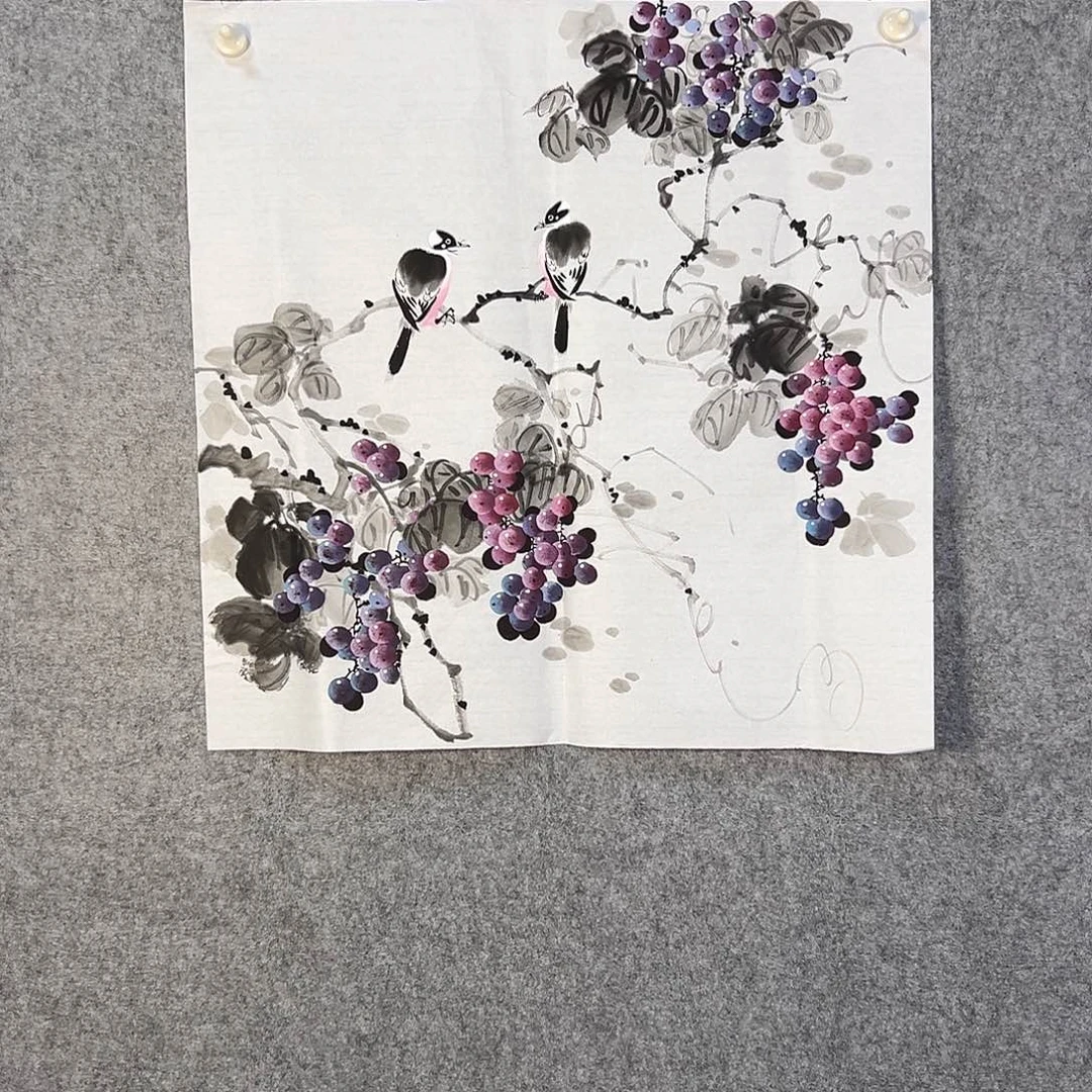 国画229 花鸟在此处飞翔也不太