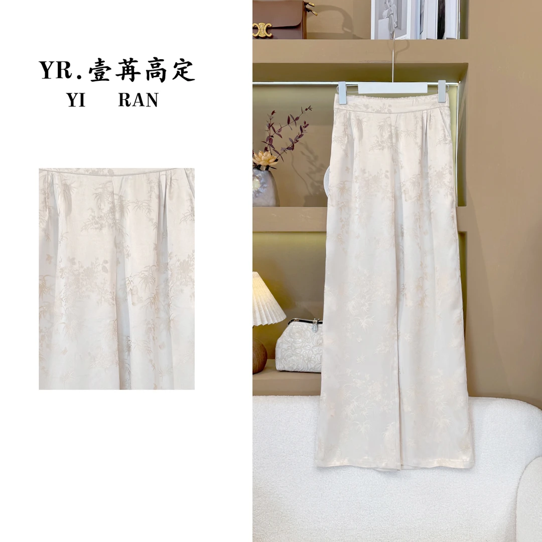 壹苒原创【熊猫裤】专注原版新款时尚中式直筒裤YC6567