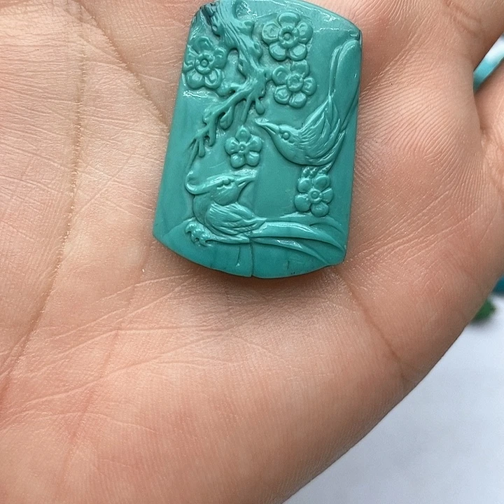 未镶嵌绿松石珠宝奇石