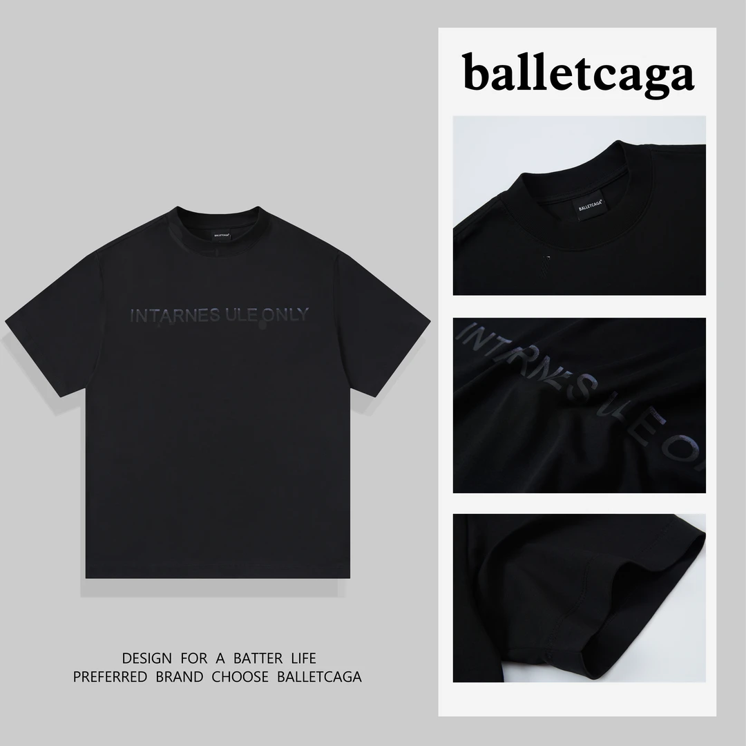 2025早秋痞帅印花圆领短袖字母男士t恤短袖宽松百搭重磅美式潮流