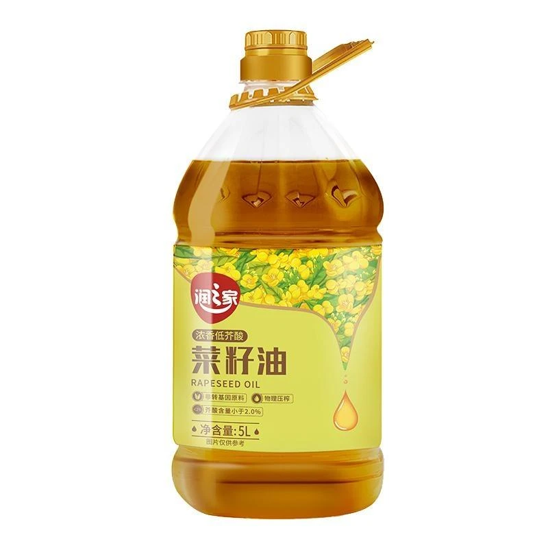 润之家浓香低芥酸菜籽油5L