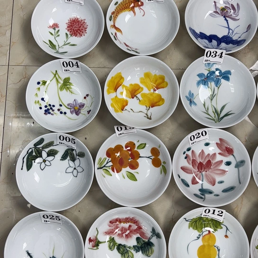 瓷片陈*娘景德镇陶瓷手工手绘制作