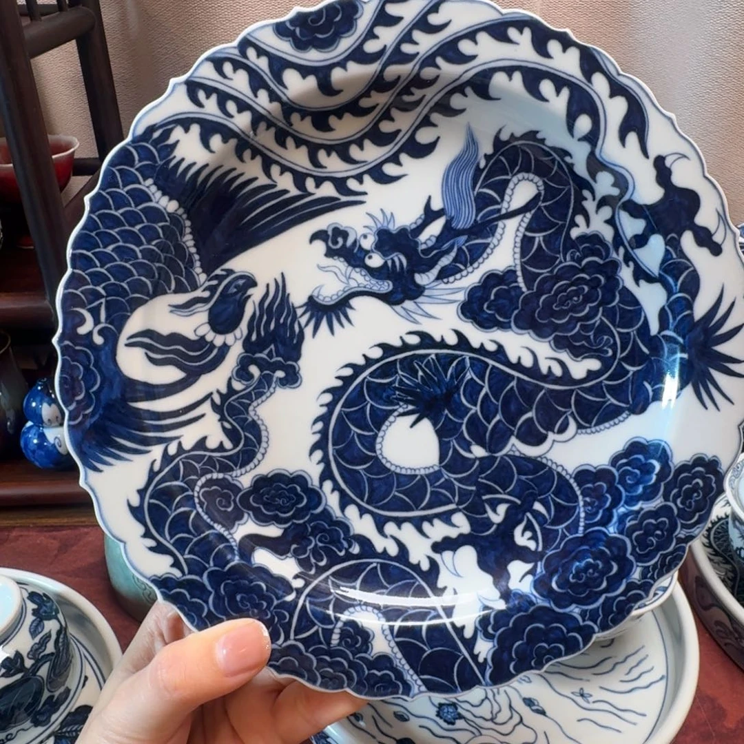 摆件陶手工手绘景德镇陶瓷