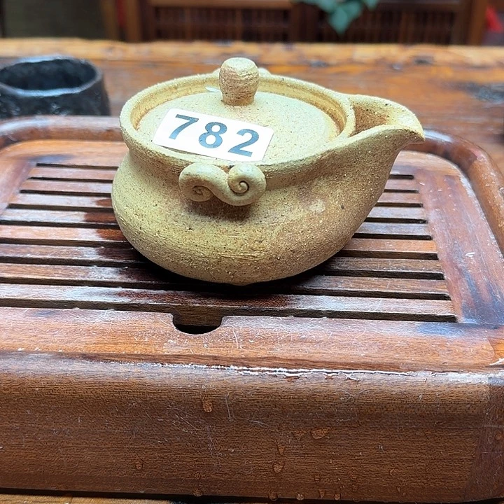 纯手工制作粗陶茶具