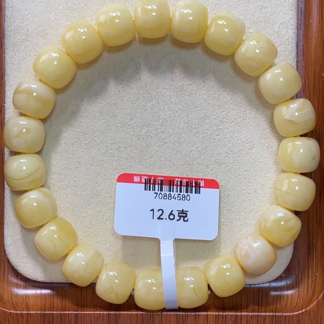 蜜蜡手链未镶嵌小*泥蜜蜡