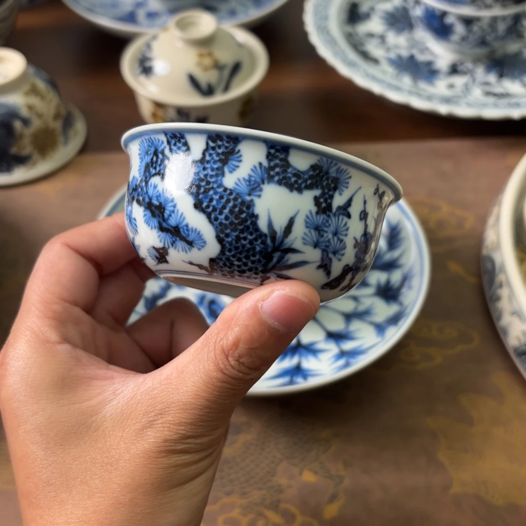 陶摆件景德镇手绘茶器