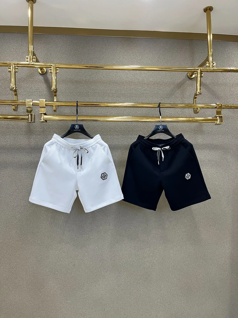 PLIPHPP PLEPN青仓 夏季透气修身黑白武士休闲卫裤轻奢四分 WK101