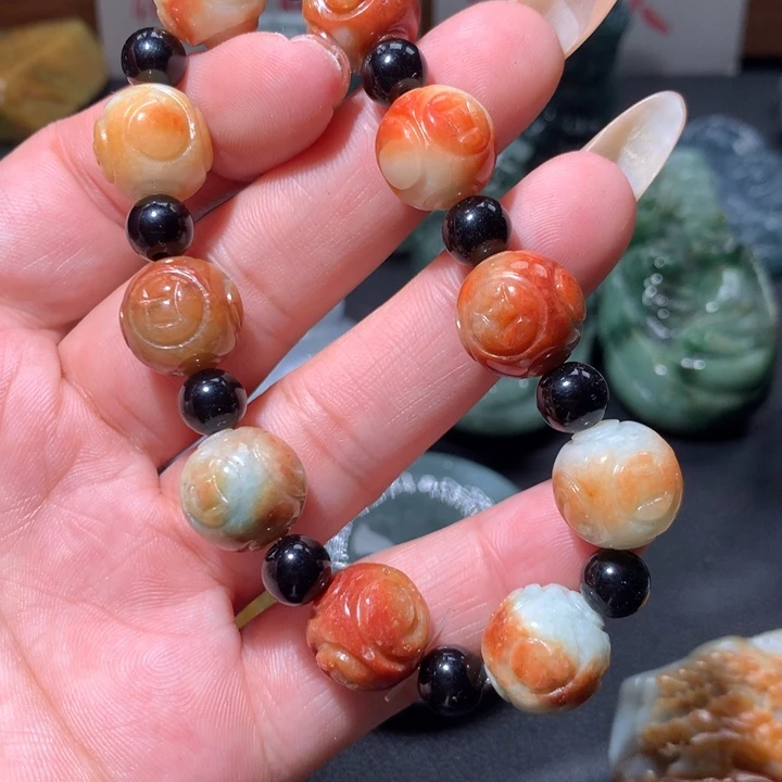 翡翠未镶嵌颈饰保真天然A货翡翠