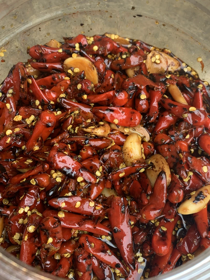 云南保山特产火烧泡辣椒手工辣子泡椒小米辣香辣下饭