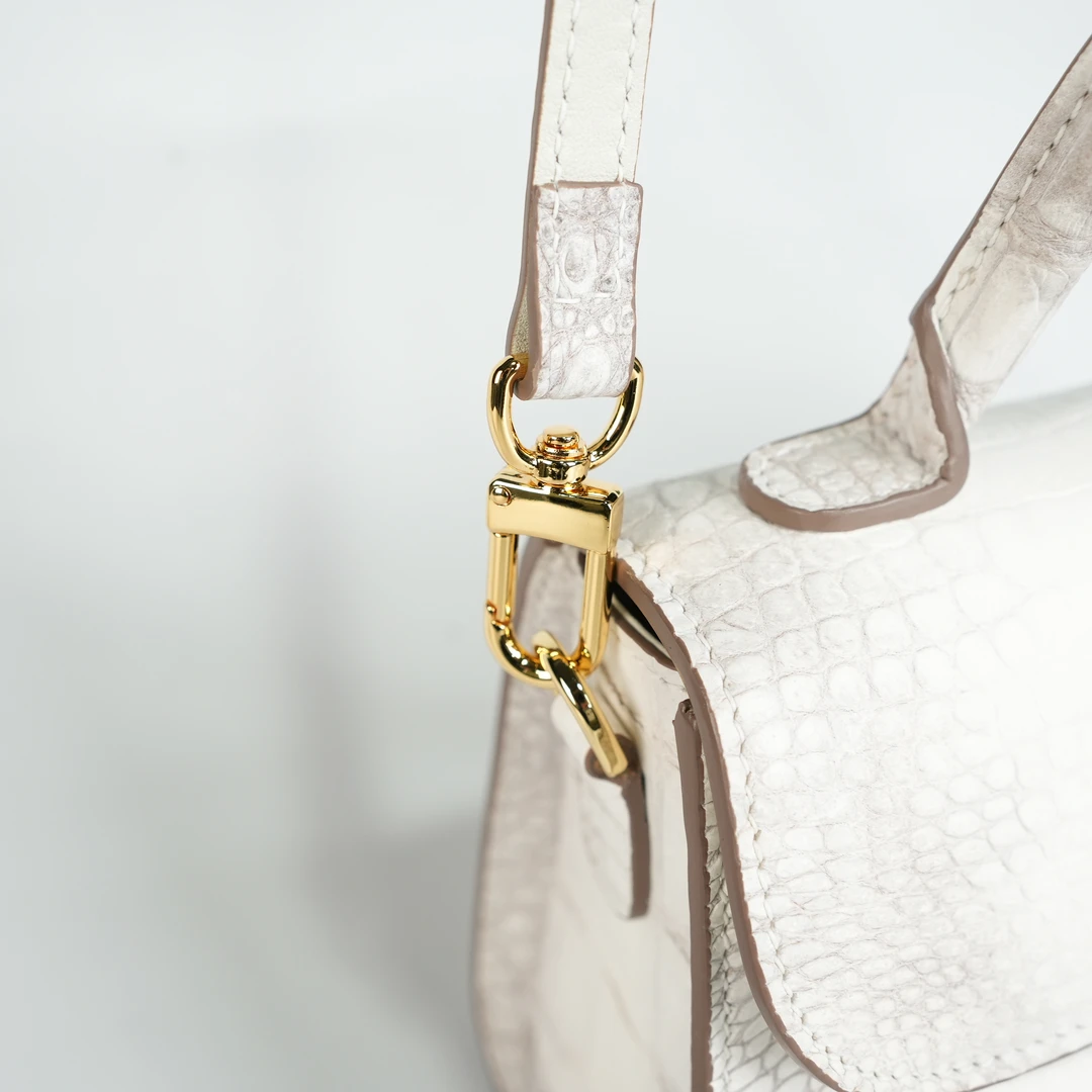 匠人乔皮具【鸵鸟鳄鱼1526-1890】368-379时尚百搭女士黑色气质