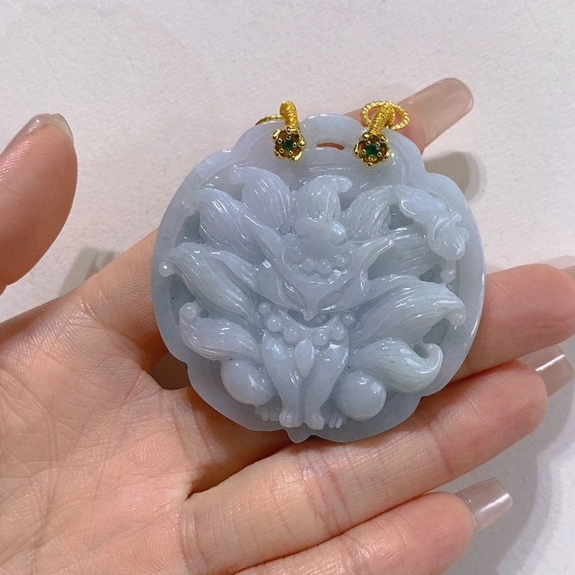 【闪购商品】翡翠未镶嵌颈饰