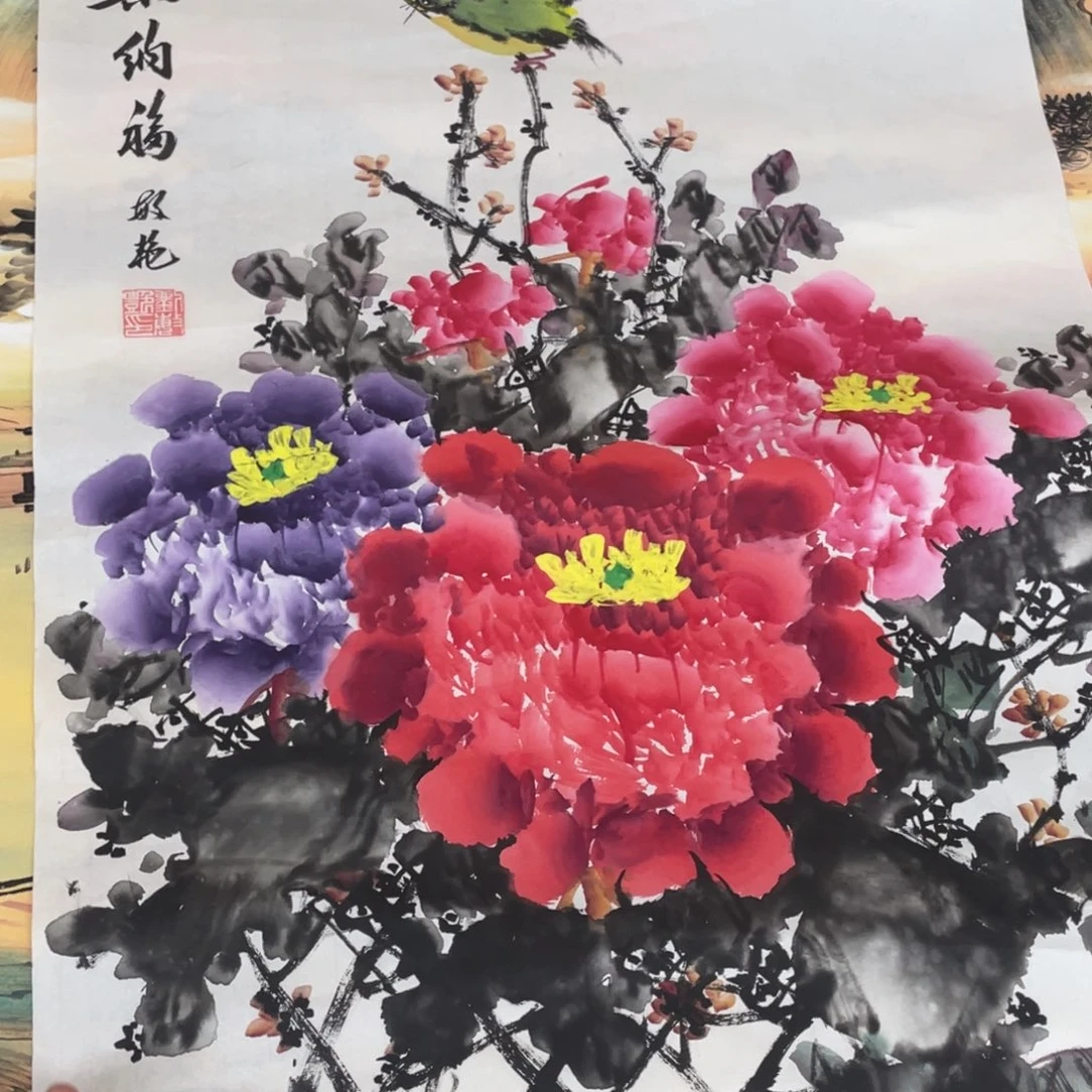 国画老师手笔手绘作品y