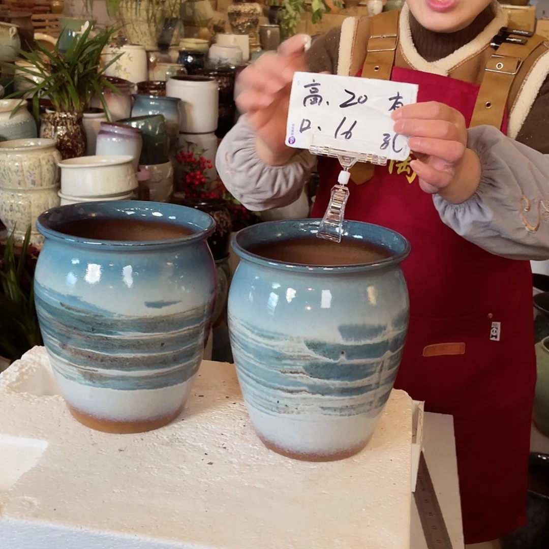 紫砂花盆高度20口径16