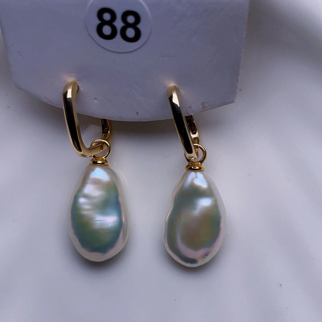 未镶嵌淡水珍珠耳饰卖****卜