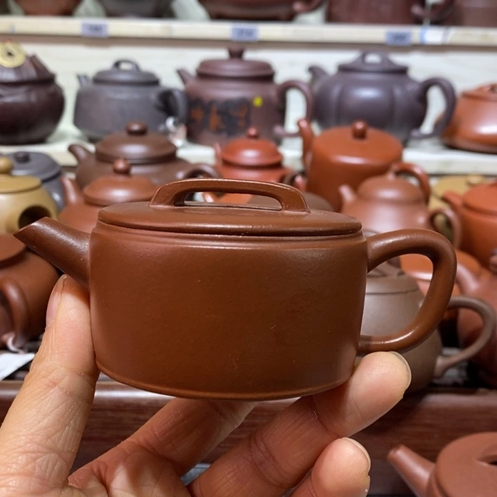 紫砂茶壶微瑕处理一把