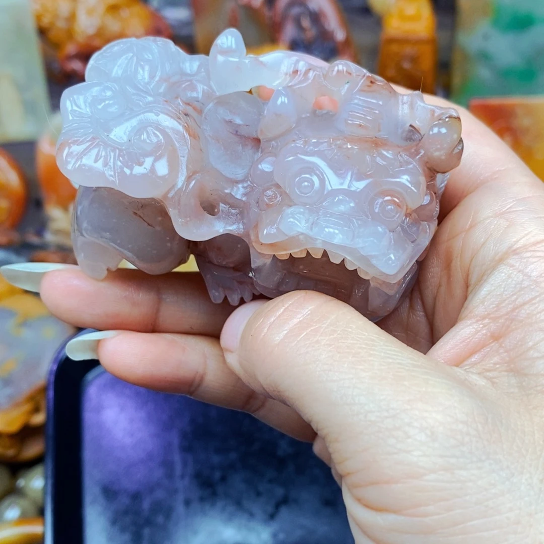 石英质玉（黄龙玉）未镶嵌吊坠(不含链)