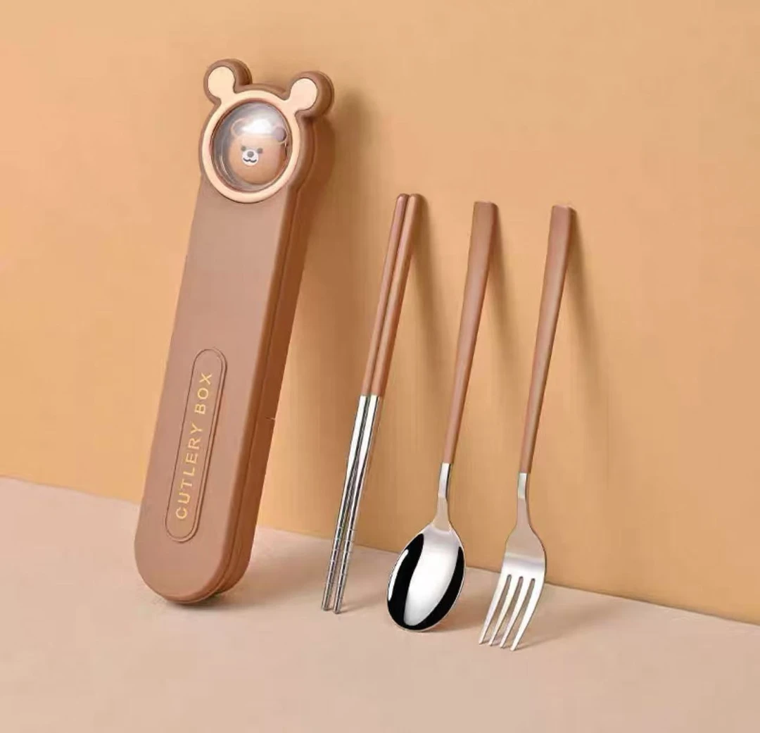 不锈钢餐具三件套