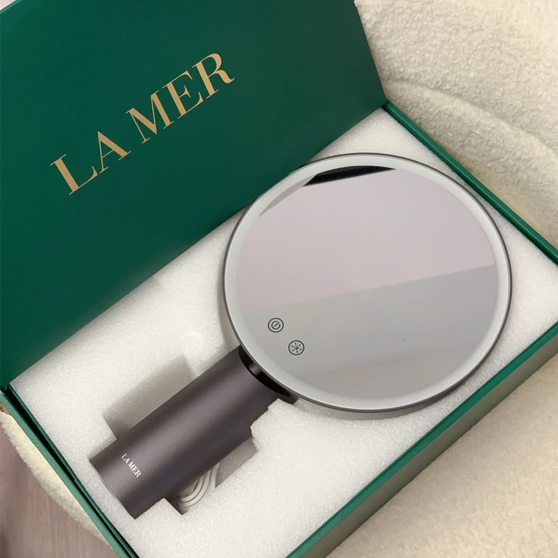 LAMER化妆镜led带灯礼盒桌面镜网红高清智能梳妆镜结婚礼物伴手礼