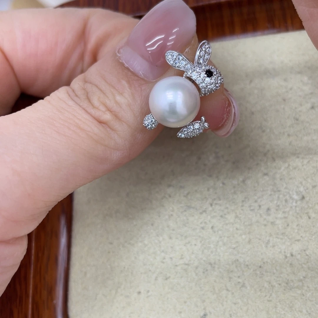 颈饰海水珍珠银S925镶嵌