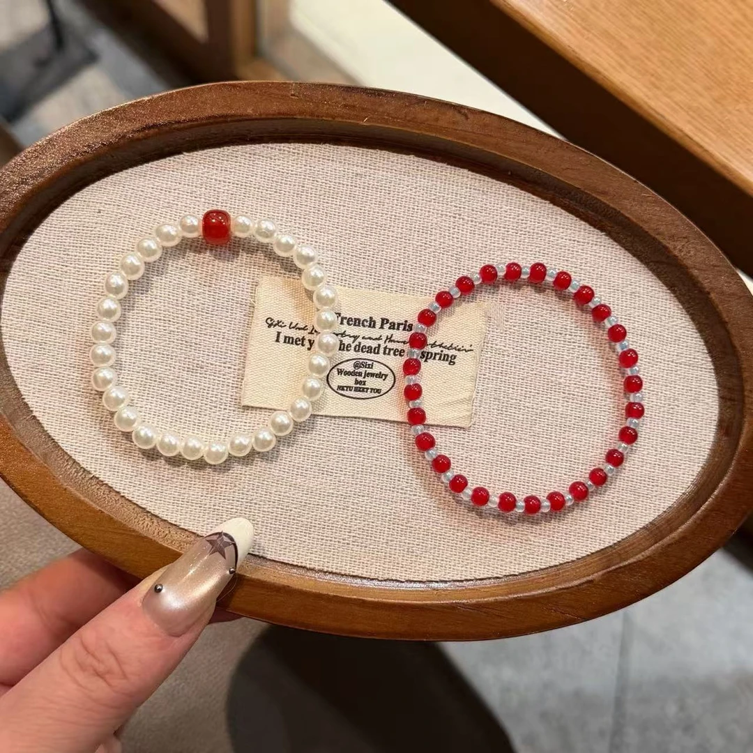 非金属亚克力手链 新中式显白串珠手串手链手环转运叠戴小众设计