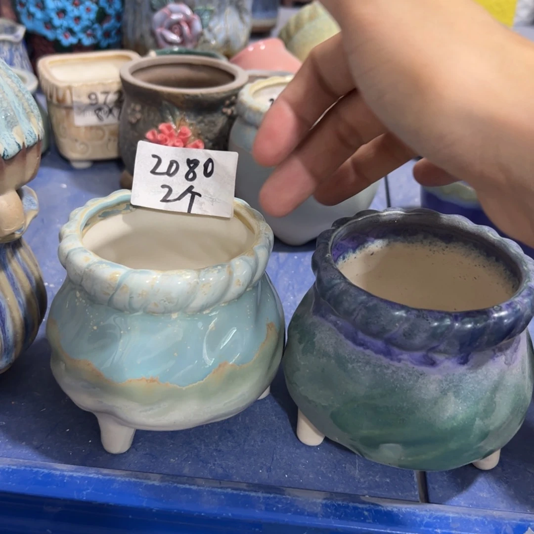陶瓷多肉小花盆@@2080