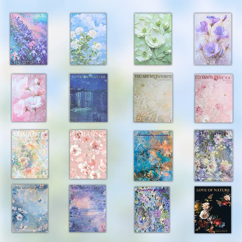 油画系列氛围纸 鲜花包装花束包花牛皮纸花店用品资材