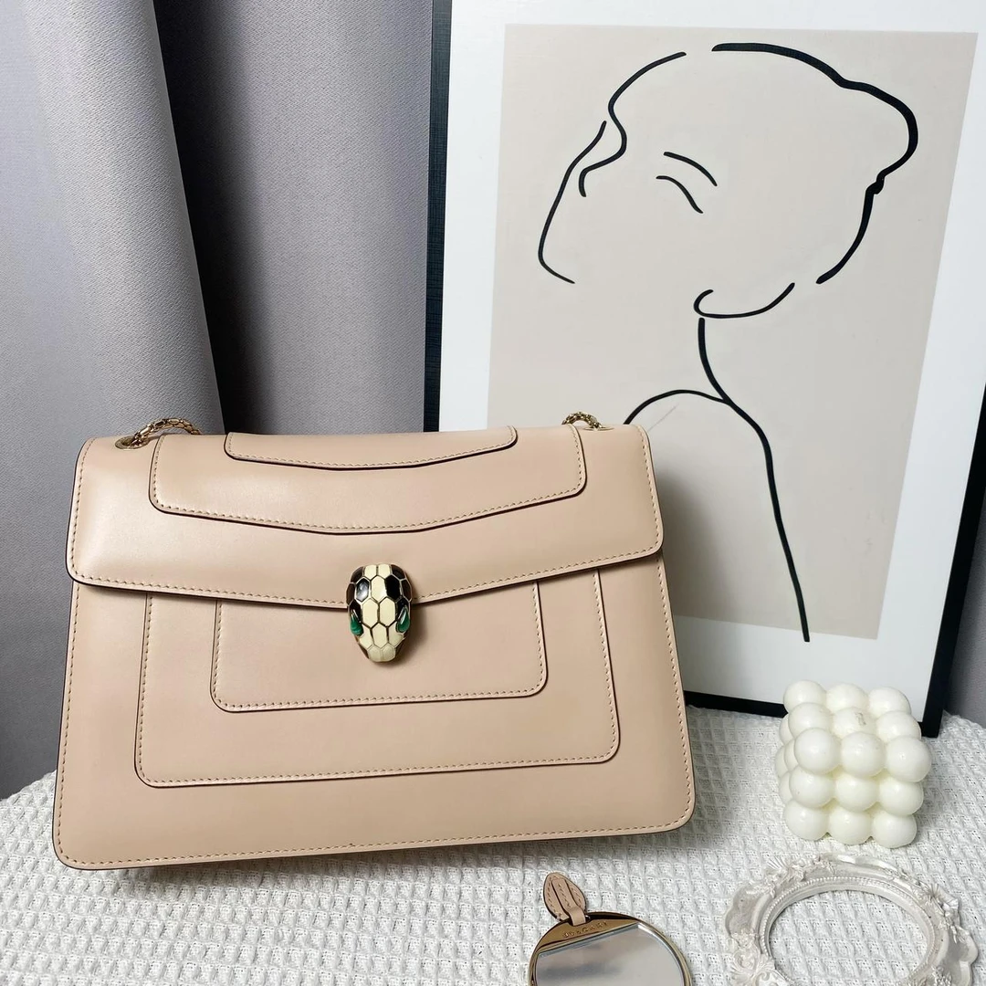 99新 BVLGARI/宝格丽 宝格丽蛇头链条包21192307