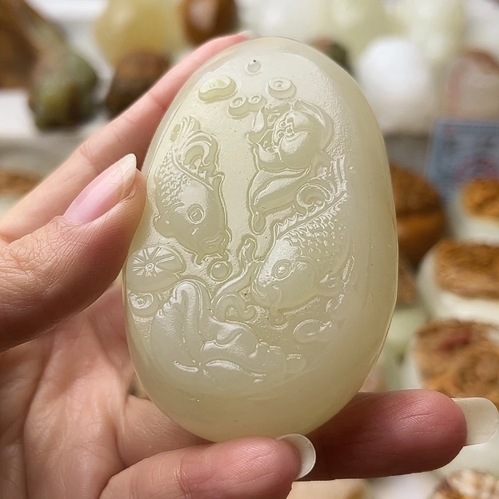 石材古青石不退换鱼