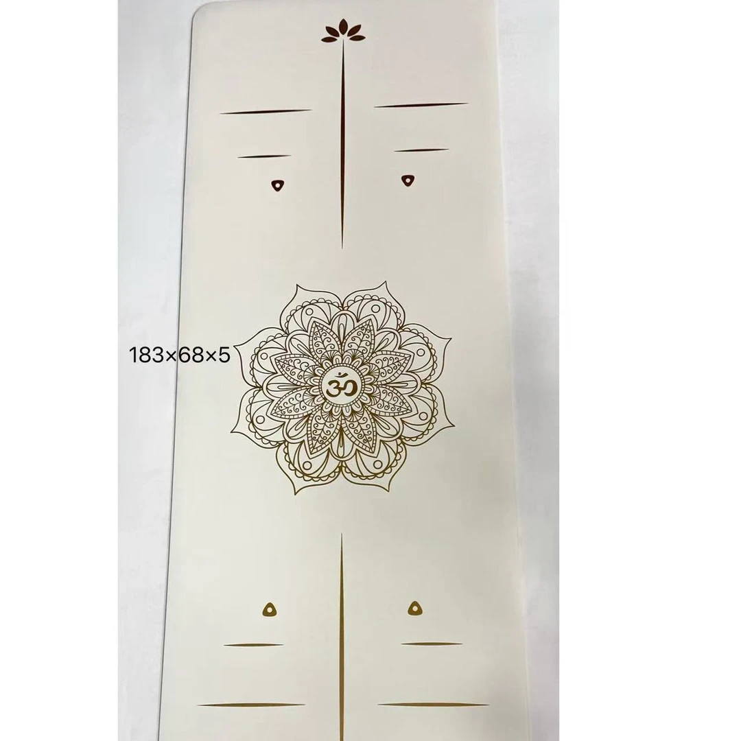 品牌J&D 白金色椰壳天然橡胶高品质瑜伽垫