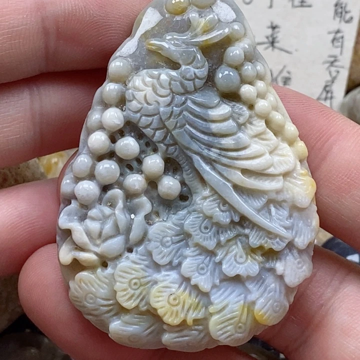 颈饰未镶嵌硅化珊瑚（珊瑚玉）