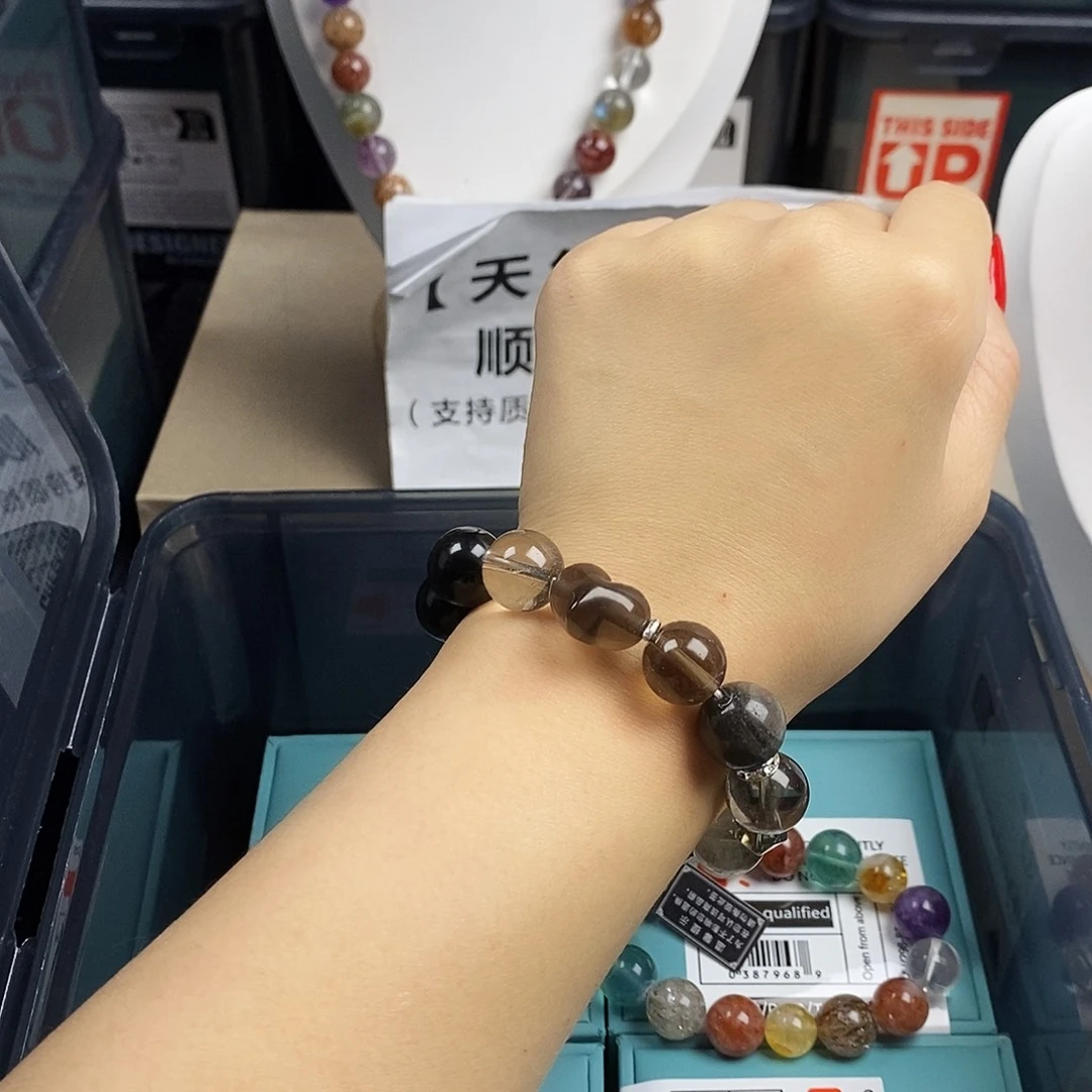 水晶手链银S925镶嵌