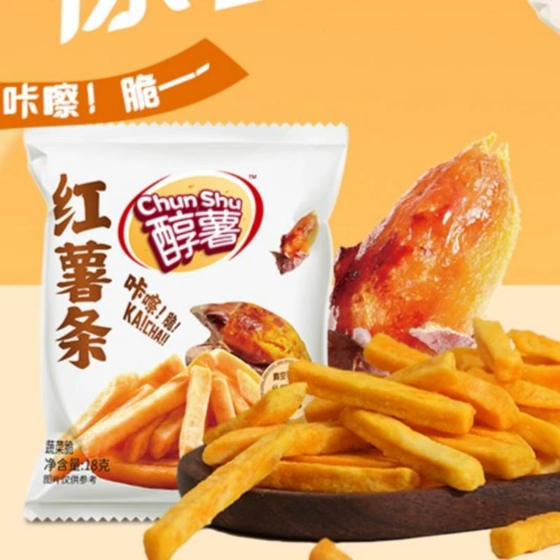 添乐卡通王醇薯鲜切红薯条经典原味
