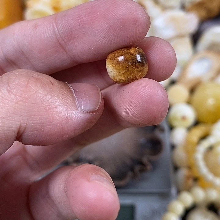 琥珀裸石未镶嵌我