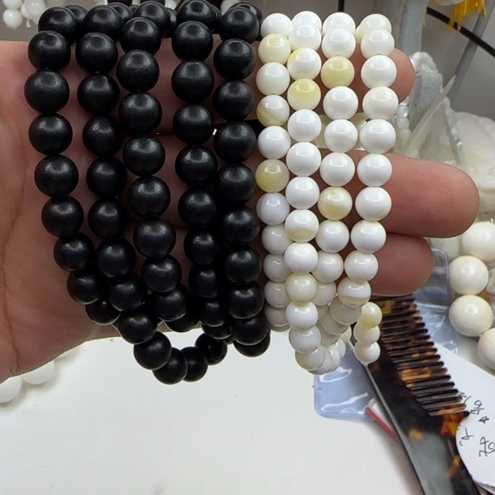 东非黑黄檀（紫光檀）手串/手链带黄0.6脖挂