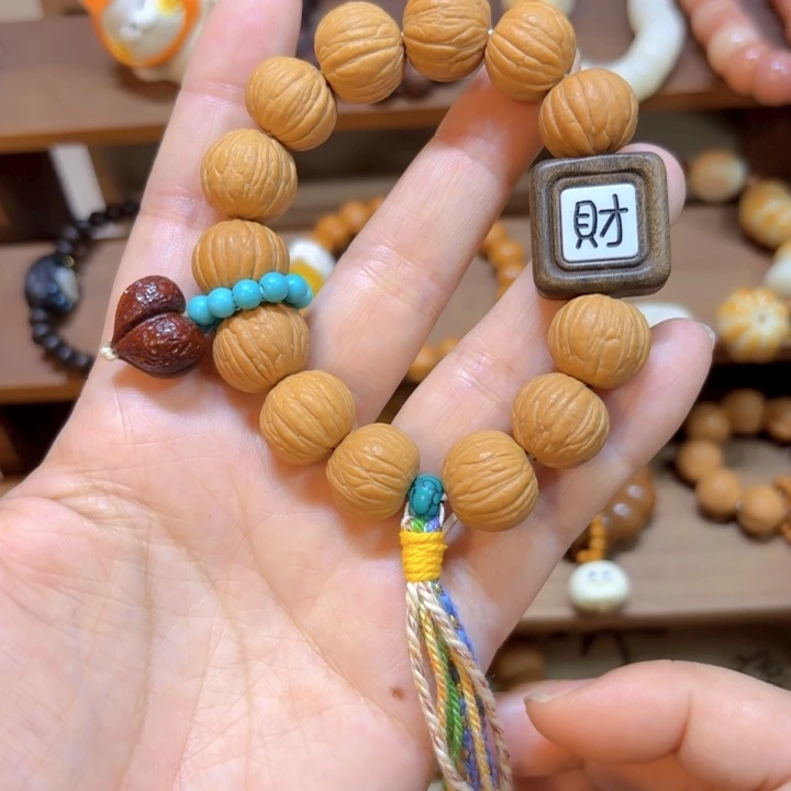 星月菩提手串猴头土豪财财爱心