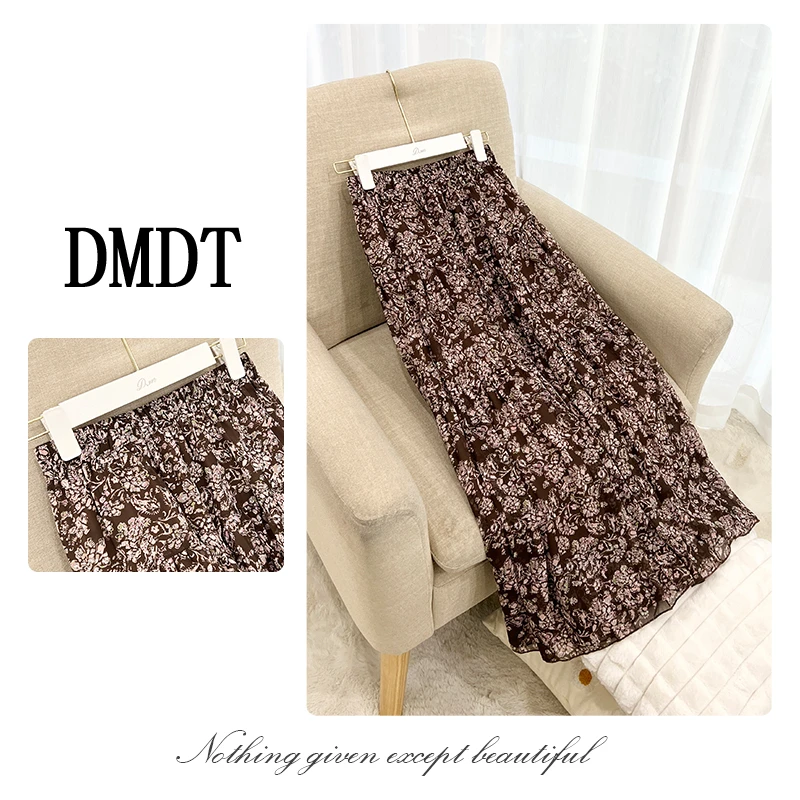 【DMDT潮牌】 2025新品“寻季”碎花松紧腰显瘦女休闲百搭半身裙62518