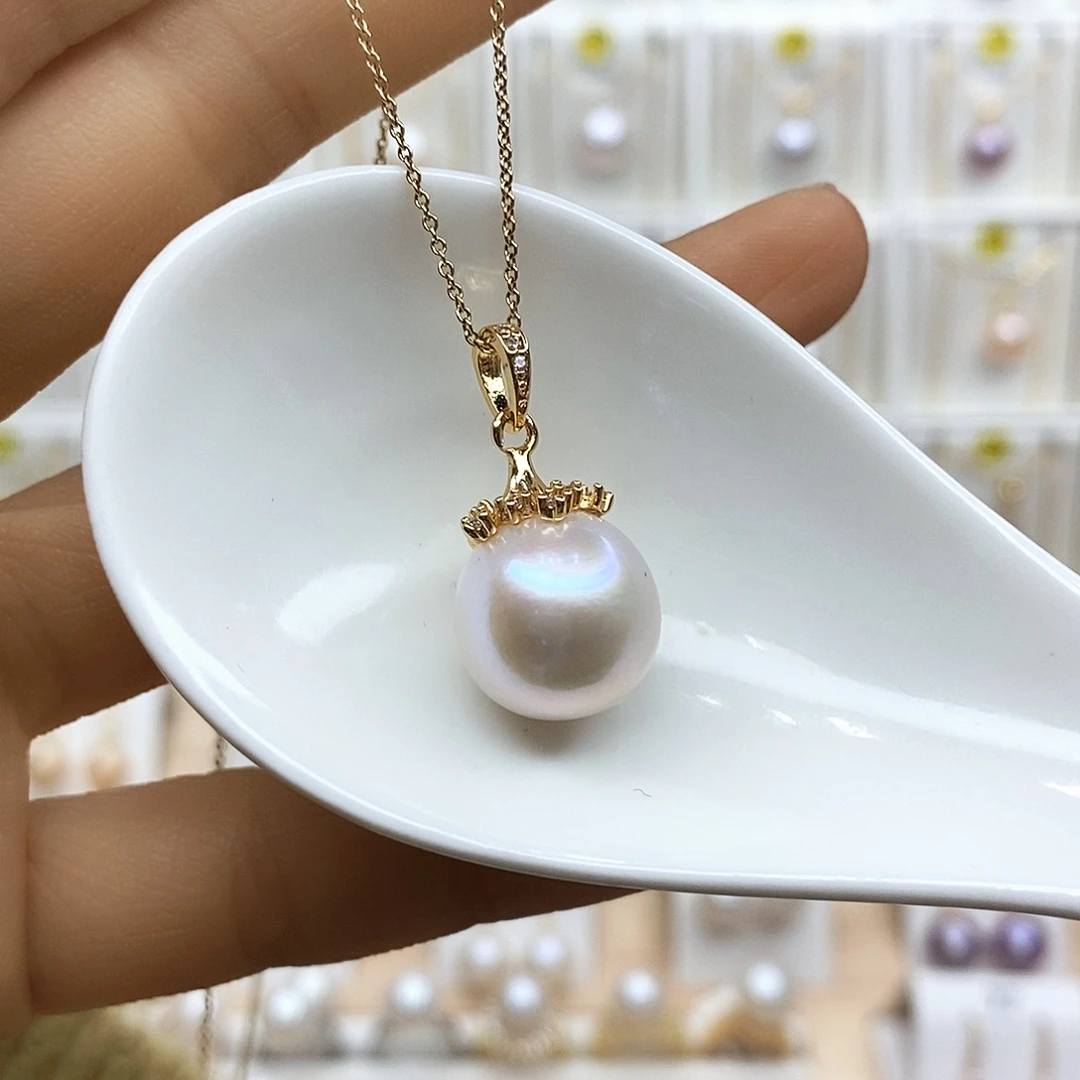 淡水珍珠颈饰合金