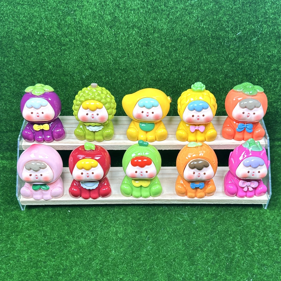 （复制团）四代水果崽崽巨无霸夜光立体树脂可爱手工diy汽车款摆件