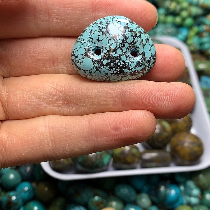 卡***生磁石高瓷蓝花花猪鼻子