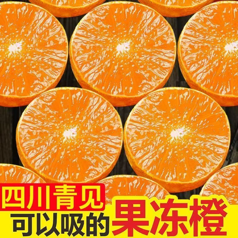 【晚熟青见果冻橙】四川新鲜应季水果皮厚肉多汁水丰富非爱媛果冻橙
