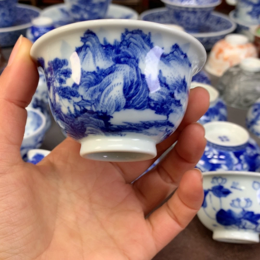 【闪购商品】瓷片用****7景德镇陶瓷主人杯