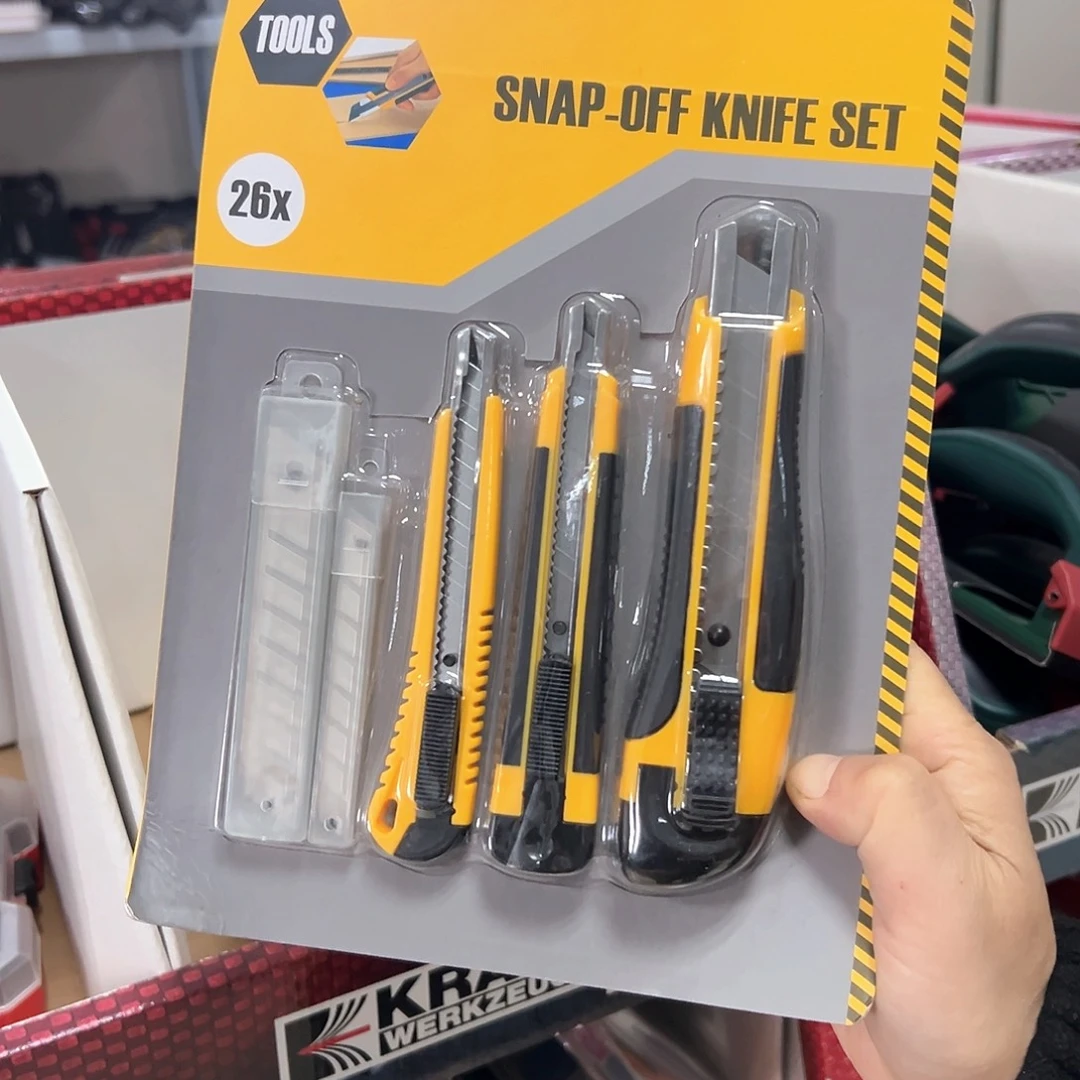 D58橙色美工刀套装一套