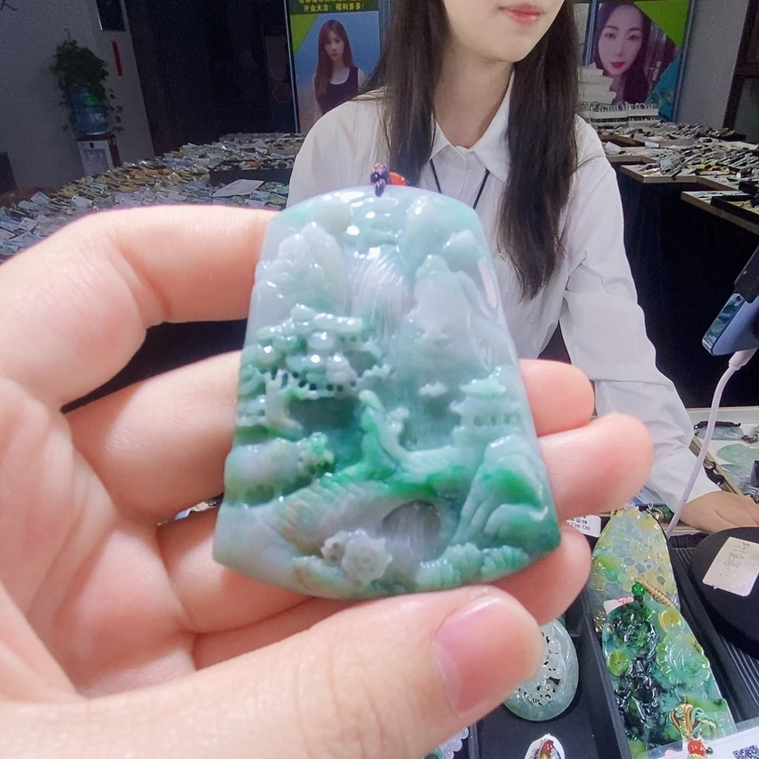 颈饰未镶嵌翡翠翡翠