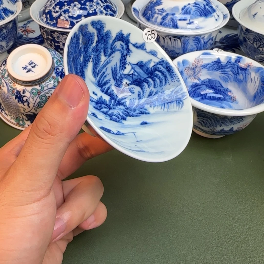 彦祖纯手工手绘茶具155