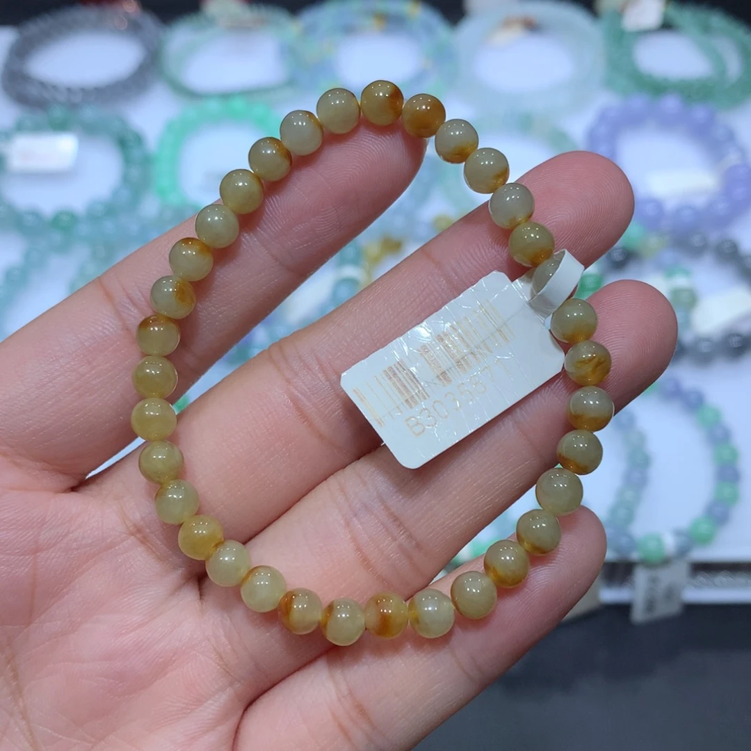 未镶嵌手串翡翠天然