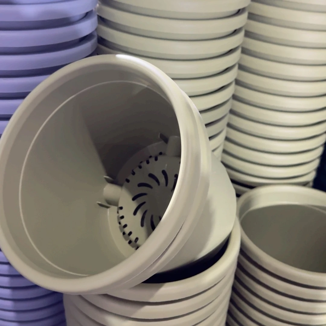 树脂四季盆3#带拖果绿6