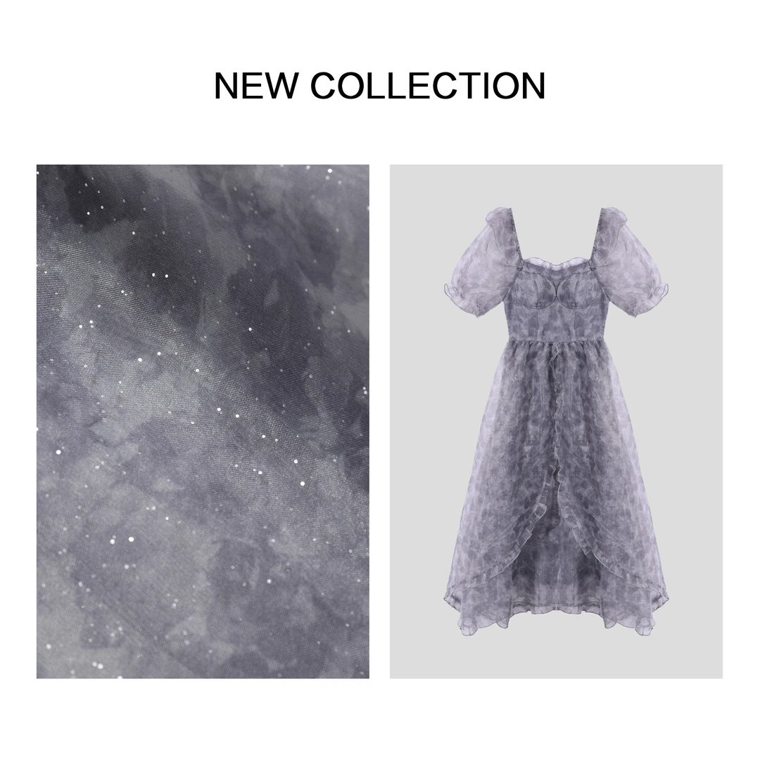 【诗语专属】夏季优雅精致简约连衣裙L3F28021